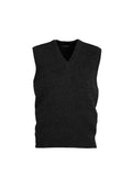 Mens Woolmix Knit Vest - Black ||SRC=https://cdn.fashionbizapps.nz/honeybee/images/WV6007_bProduct_Black_01_KMhUOuY.jpg