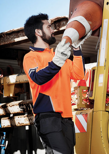 Hi Vis Squad Long Sleeve Polo
