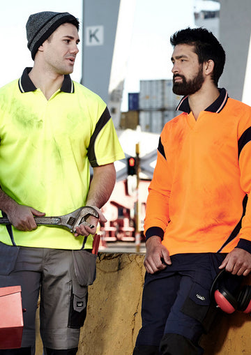 Hi Vis Aztec Short Sleeve Polo