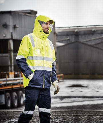 Hi Vis 4 In 1 Waterproof Jacket