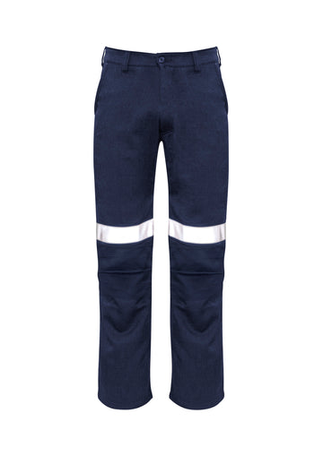 Orange Flame Traditional Style Taped Work Pant